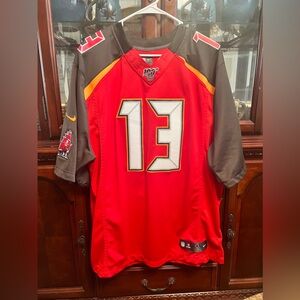 Men’s XXL Nike, Mike Evans red Tampa Bay Buccaneers NFL 100 vapor limited jersey